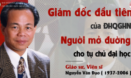 Giáo sư, Viện sĩ Nguyễn Văn Đạo - Giám đốc đầu tiên của ĐHQGHN - Người mở đường cho tự chủ đại học